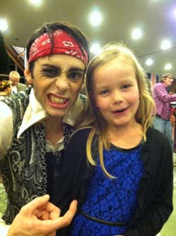 Jesse in costume Jesse in costume